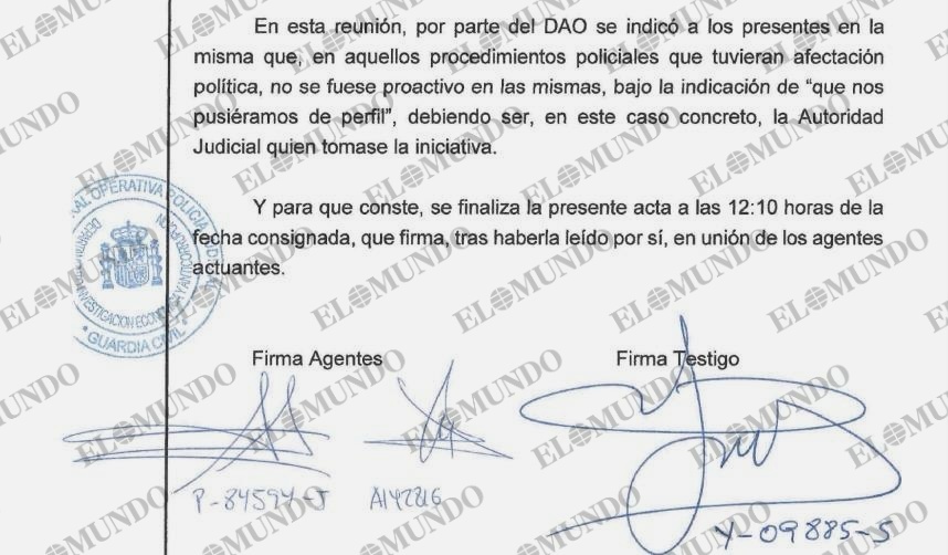 El que fuera DAO de la Guardia Cilvil ordenó a la UCO no investigar a David Sánchez en Badajoz: "Que no haya nada" Leonardo Blanco se mostró "enfadado y contrariado" por la incautación por parte de los agentes de los correos electrónicos del hermano del presidente del Gobierno en la Diputación Leer