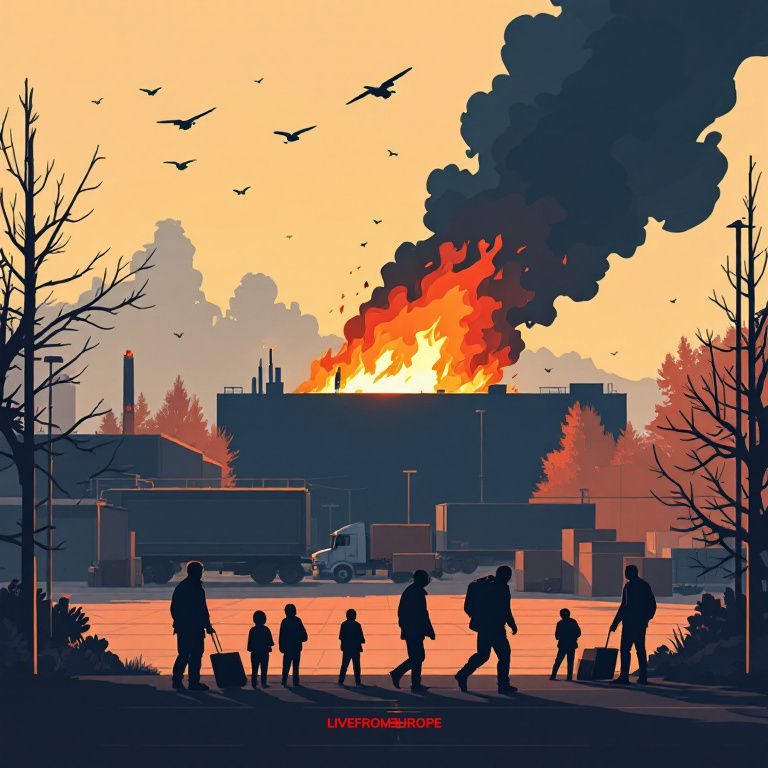 Ukrainian drones strike Wildberries logistics hub in Russias Yekaterinburg, sparking fire