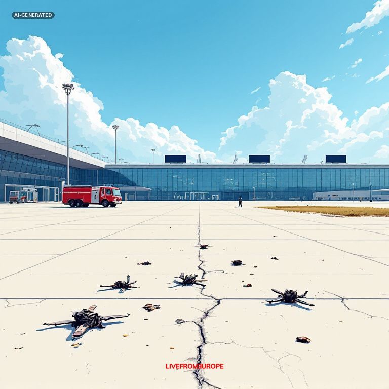 Ukrainian drone attacks force Moscow airports to shut for hours, disrupting over 370 flights