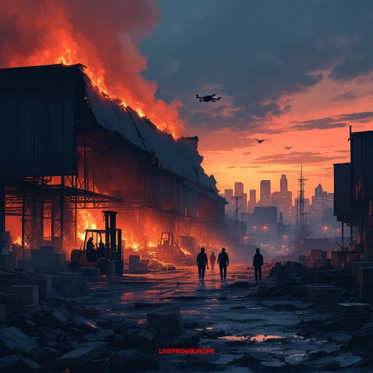 Ukrainian drone strikes hit Russian retailer warehouses; Moscow retaliates with missile and drone attacks on cities