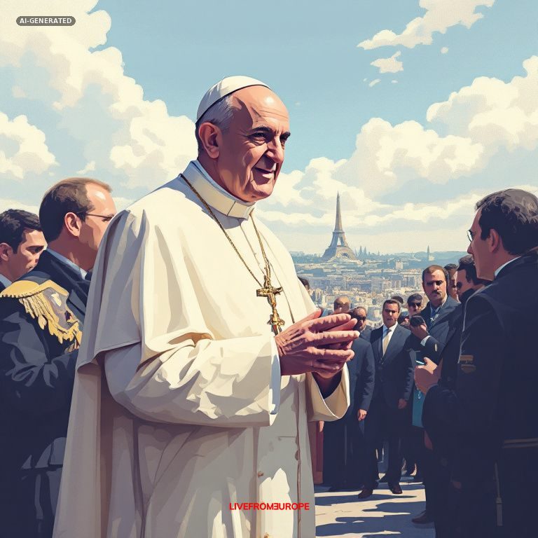 Pope Leo XIV urges action on Middle East suffering and AI risks in Paris visit