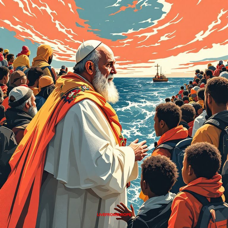 Pope Leo XIV urges Europe and US to adopt long-term migrant integration policies during Lampedusa visit