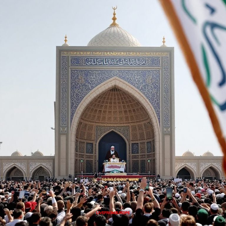 Tens of thousands mourn Irans late Supreme Leader at Tehran funeral as foreign leaders gather