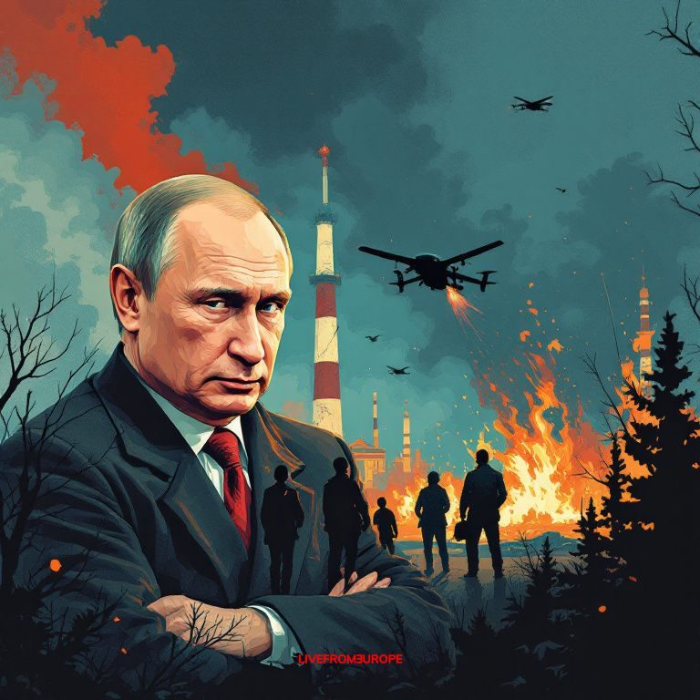 Putin vows escalation as Ukrainian drone strikes cripple Russias fuel network