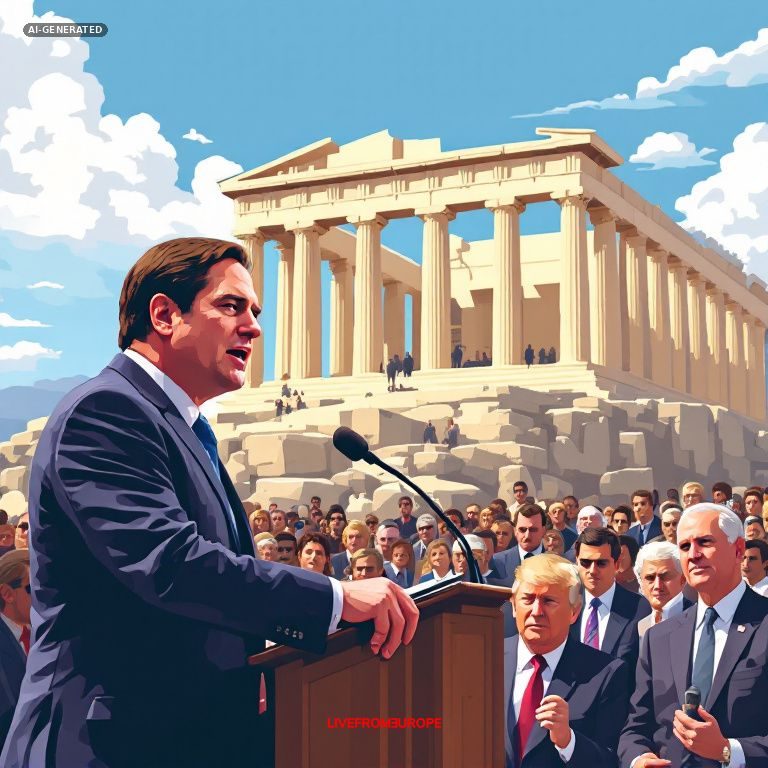 Rubio urges Western dominance in nationalist Athens speech beneath Acropolis