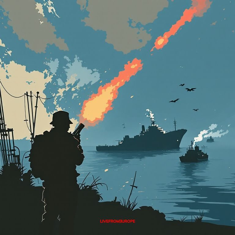 Fragile pause in Strait of Hormuz fighting as US and Iran trade strikes