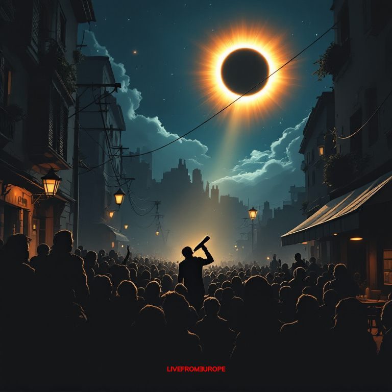 Total solar eclipse darkens skies across Europe, draws millions to Spain amid extreme heat