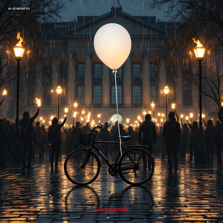 Student Lists bicycle campaign tour draws crowds in Novi Sad ahead of Serbias October 25 elections