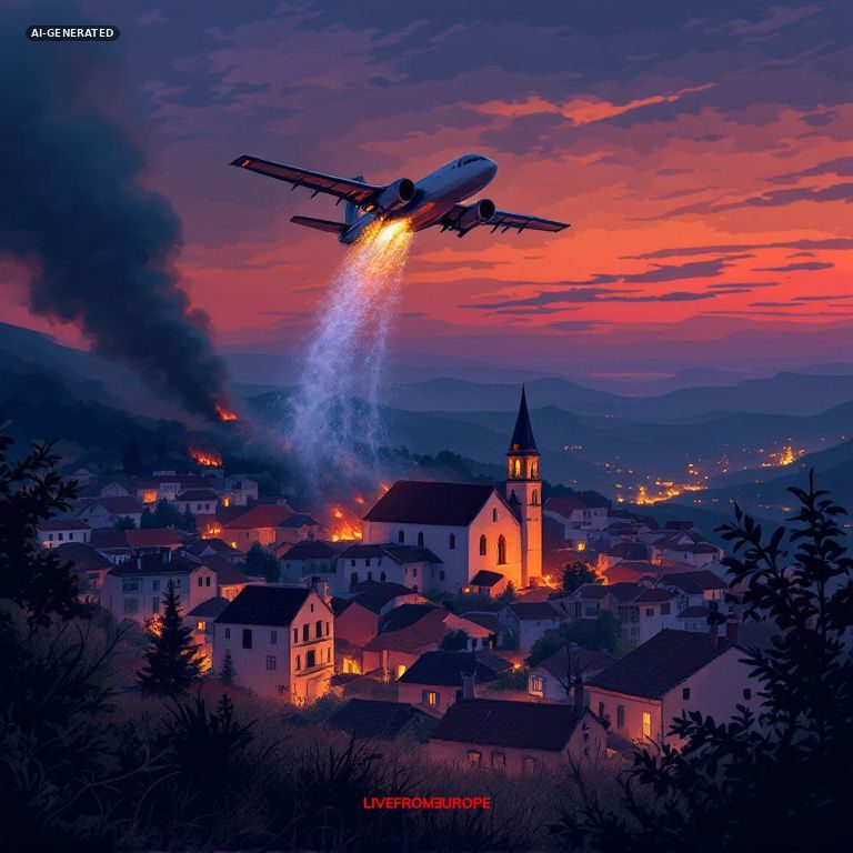Firefighters combat wildfires in Belgium, France and North Macedonia as blazes reignite and expand