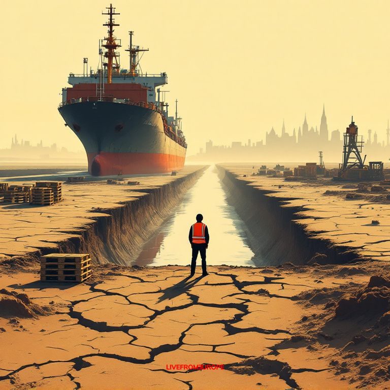 Europes Rhine risks splitting in two as record drought cripples river shipping and power