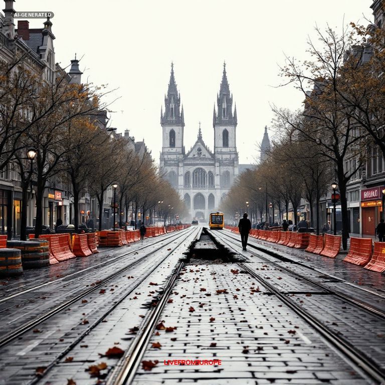 Brussels Car-Free Sunday disrupted by rail works as city urges public transport use