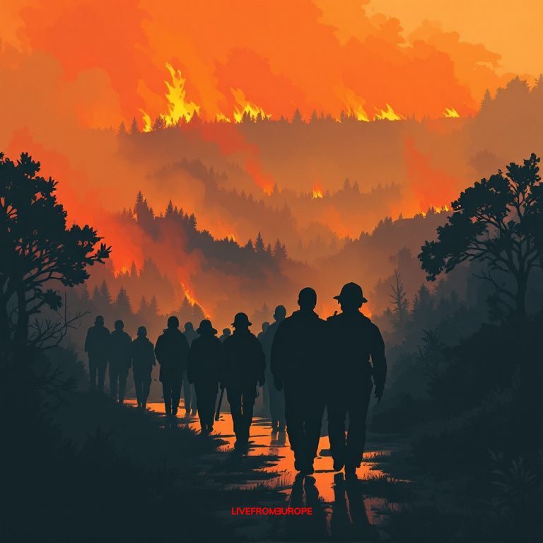 Wildfire forces 150 evacuations in southern France as 600 firefighters battle blaze